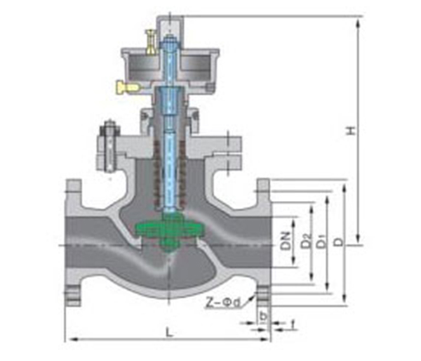 QDq421F-40站用氣動緊急切斷閥 QDq421F-40站用氣動緊急切斷閥